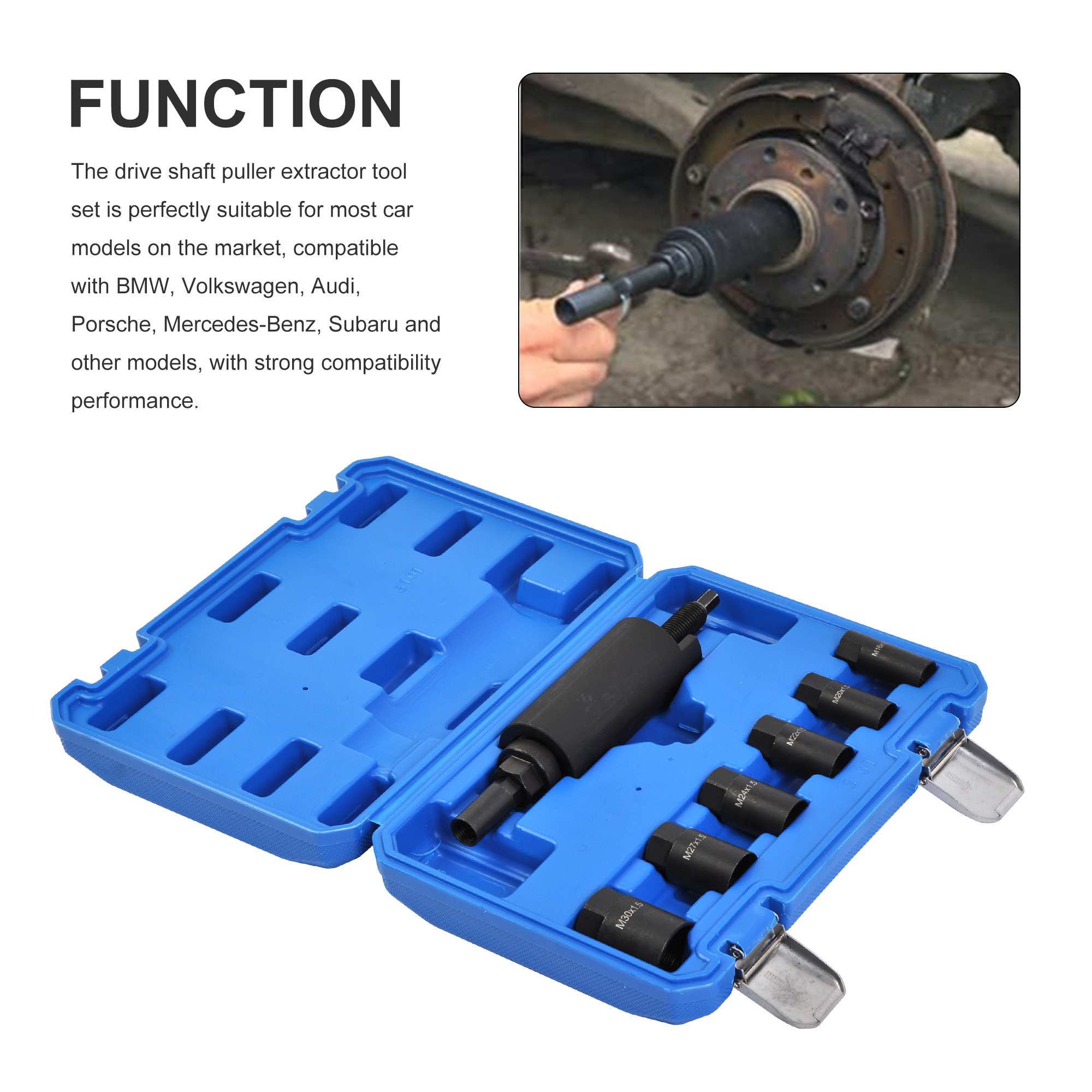 7PCSS Drive Shaft Puller / Extractor Set