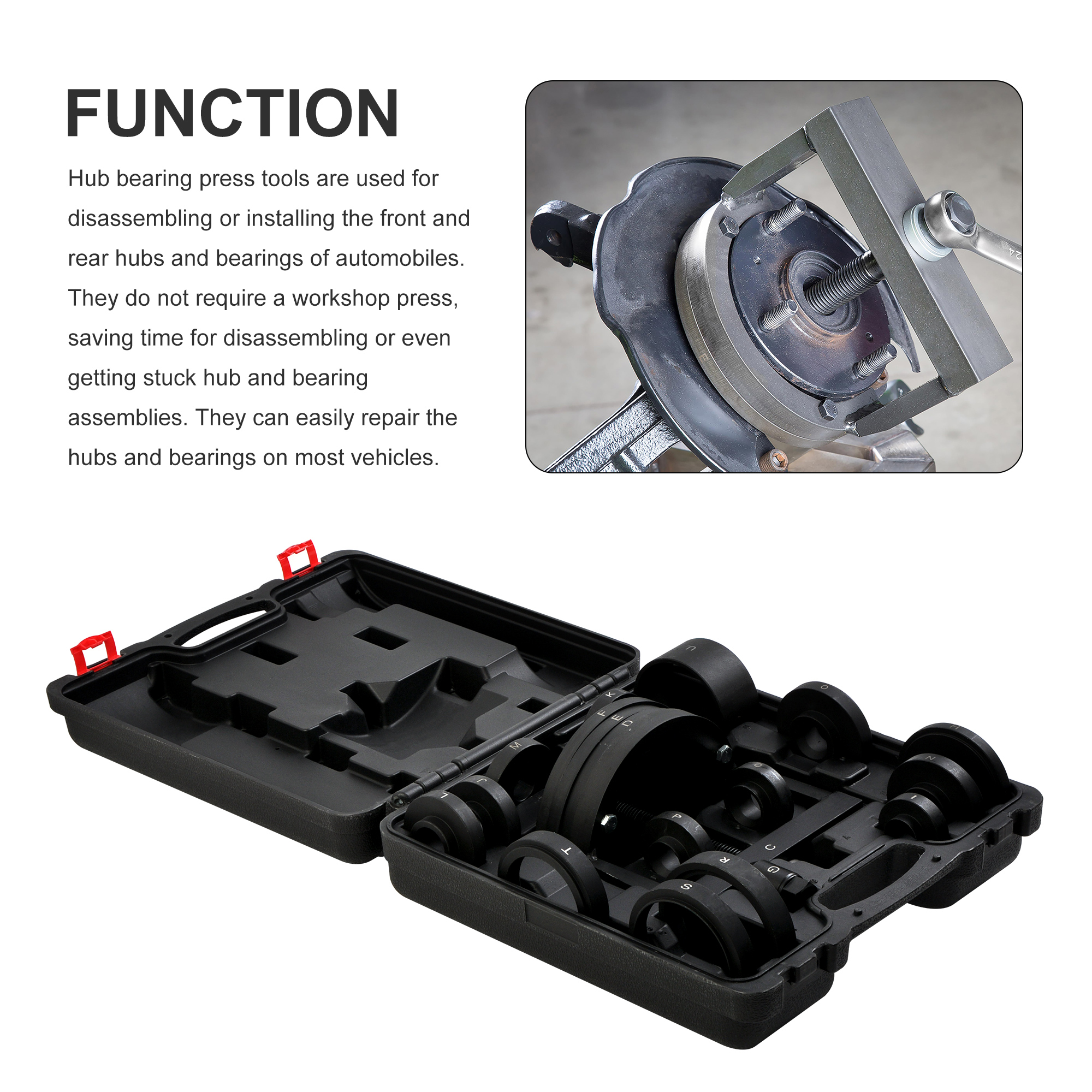 Master Wheel Hub & Bearing Remover & Installer Kit