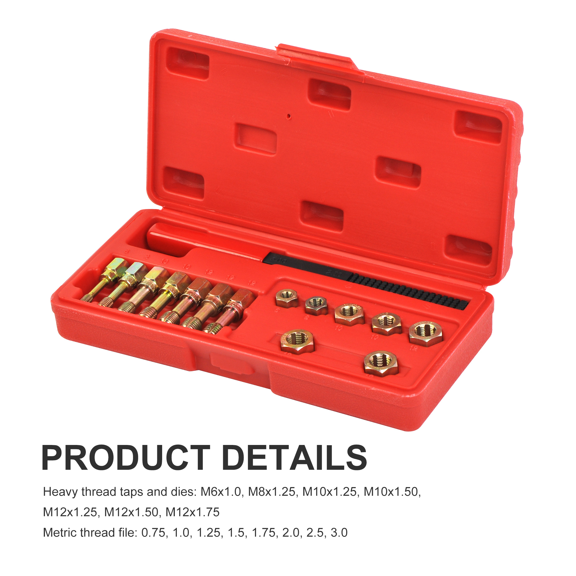 15PC Metric Rethreader