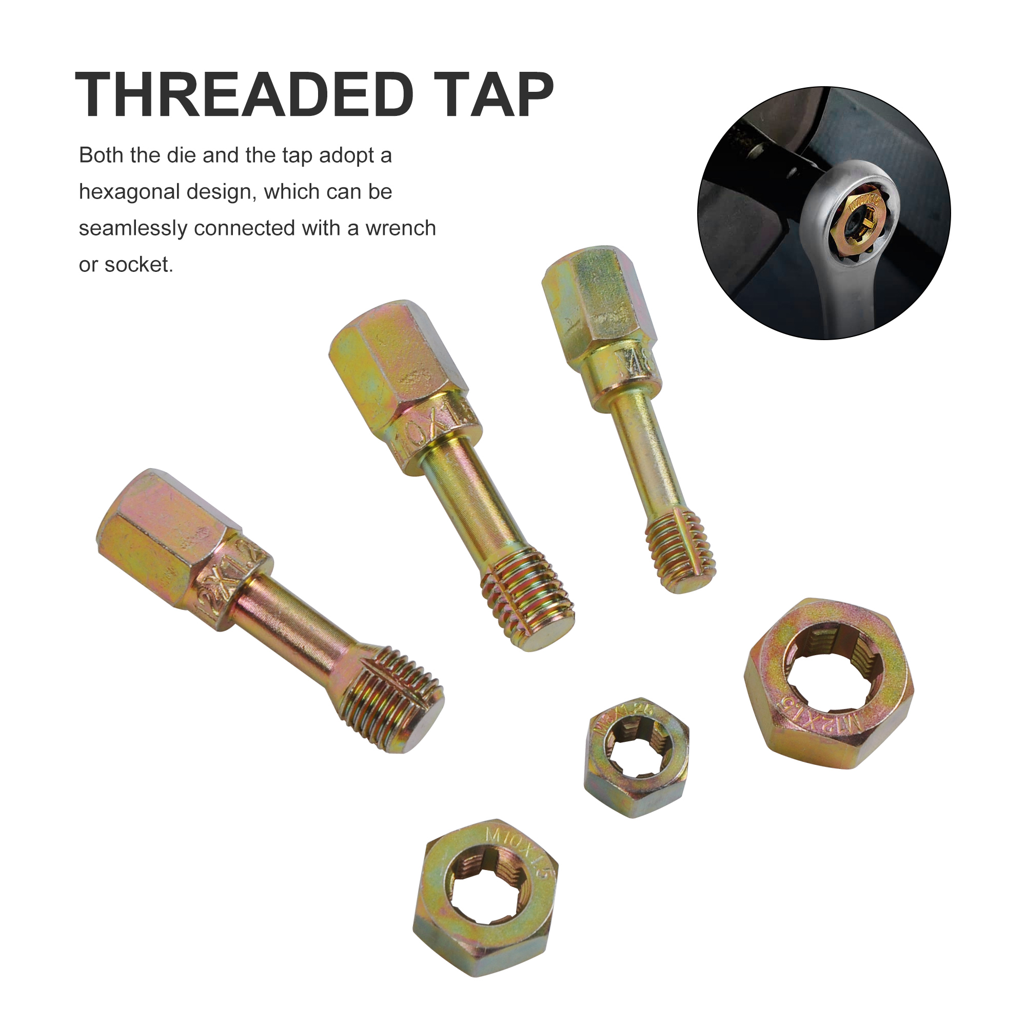 15PC Metric Rethreader