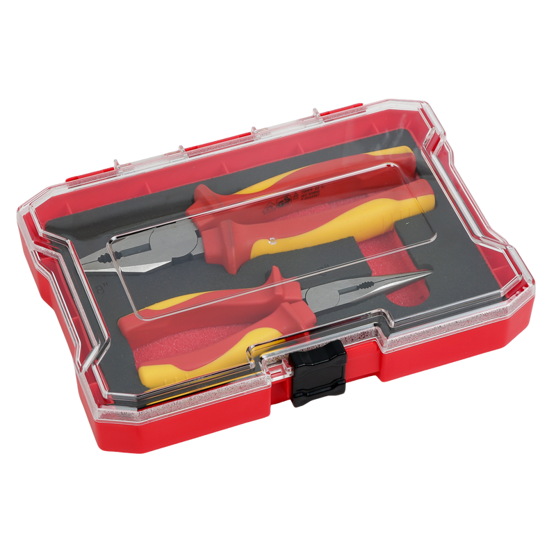 2PCS VDE Insulated Pliers Set