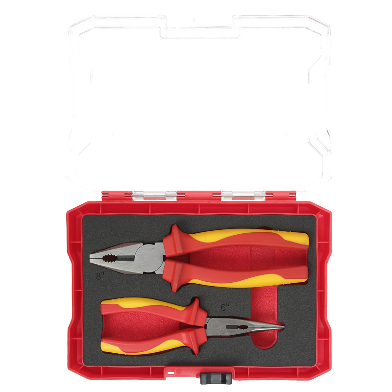 2PCS VDE Insulated Pliers Set