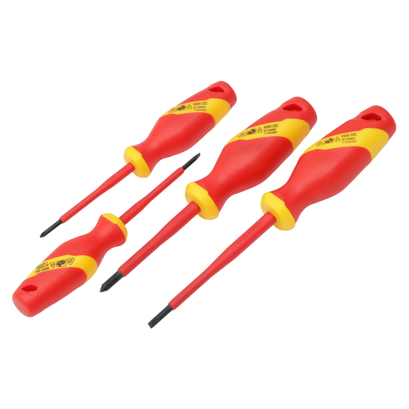 4PCS VDE Insulated Screwdriver Set