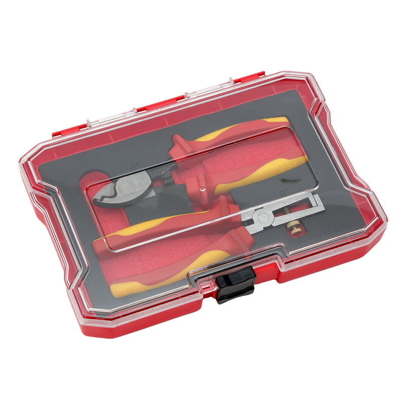 2PCS VDE Wire Stripper & Cable Cutter Set