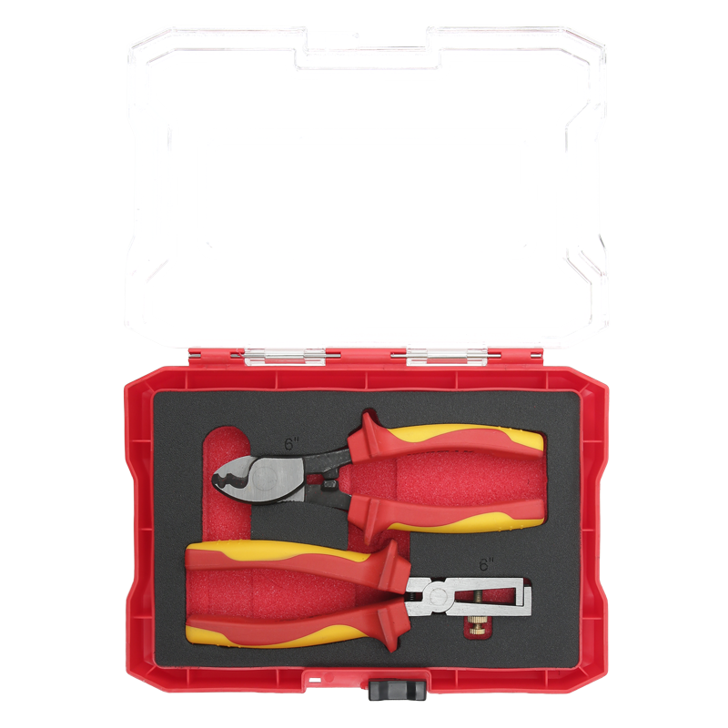 2PCS VDE Wire Stripper & Cable Cutter Set