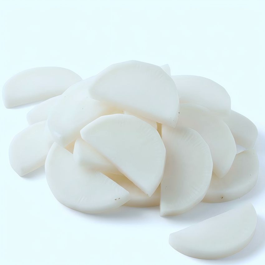 Fresh Clean Radish Slices - Premium Ready-to-Use White Radish