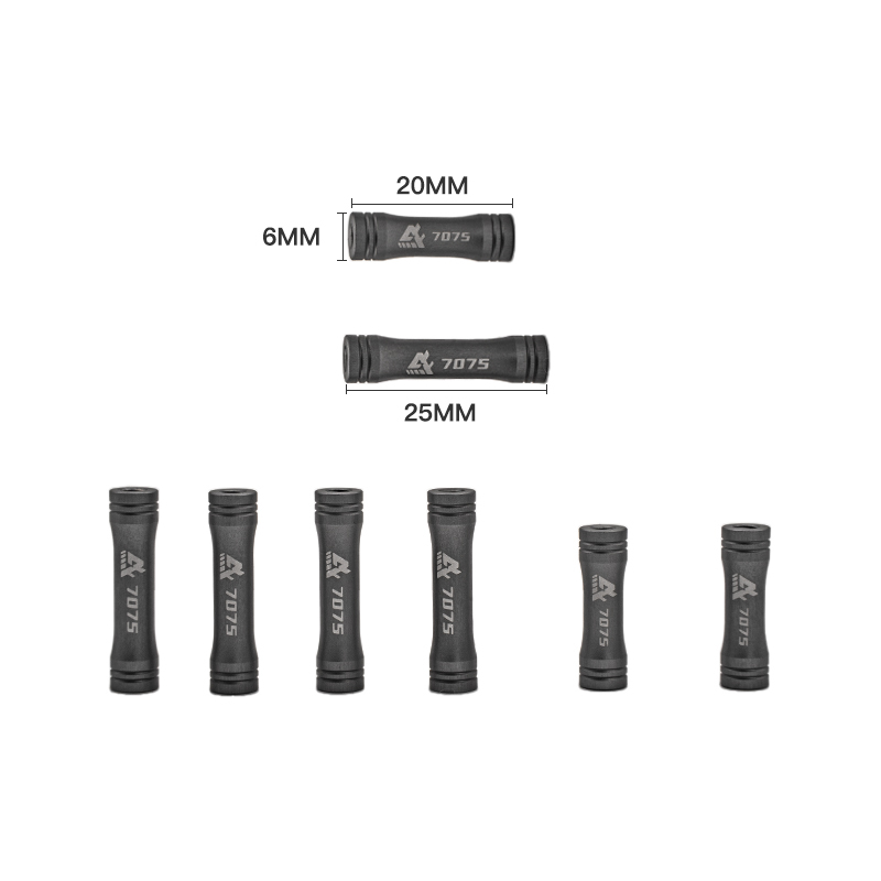 Axisflying 7075 aluminum 20mm / 25mm standoff - 2pcs /bag