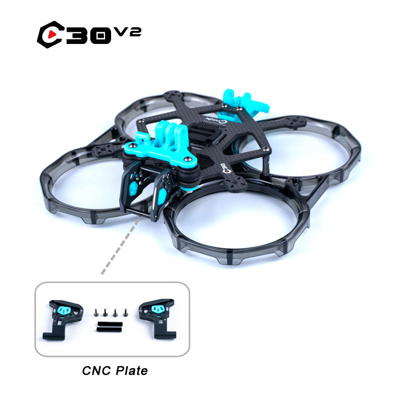 Axisflying cineon C30 / 3 inch indoor cinewhoop / cinematic shooting frame kit - GPS TPU