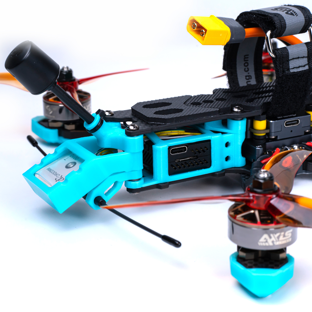 Axisflying MANTA5" / 5inch fpv freestyle Ture X / Squashed X DJI O3 Air Unit with GPS -6S
