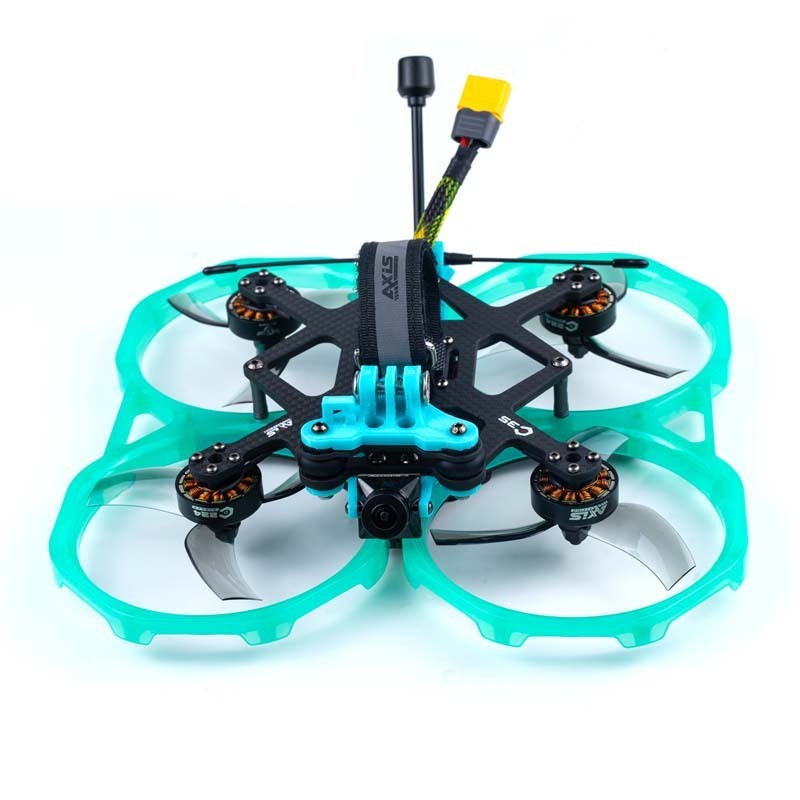 Axisflying cineon C35 3.5inch cinewhoop / cinematic drone - PNP 6S BNF （Clear Blue-Green）
