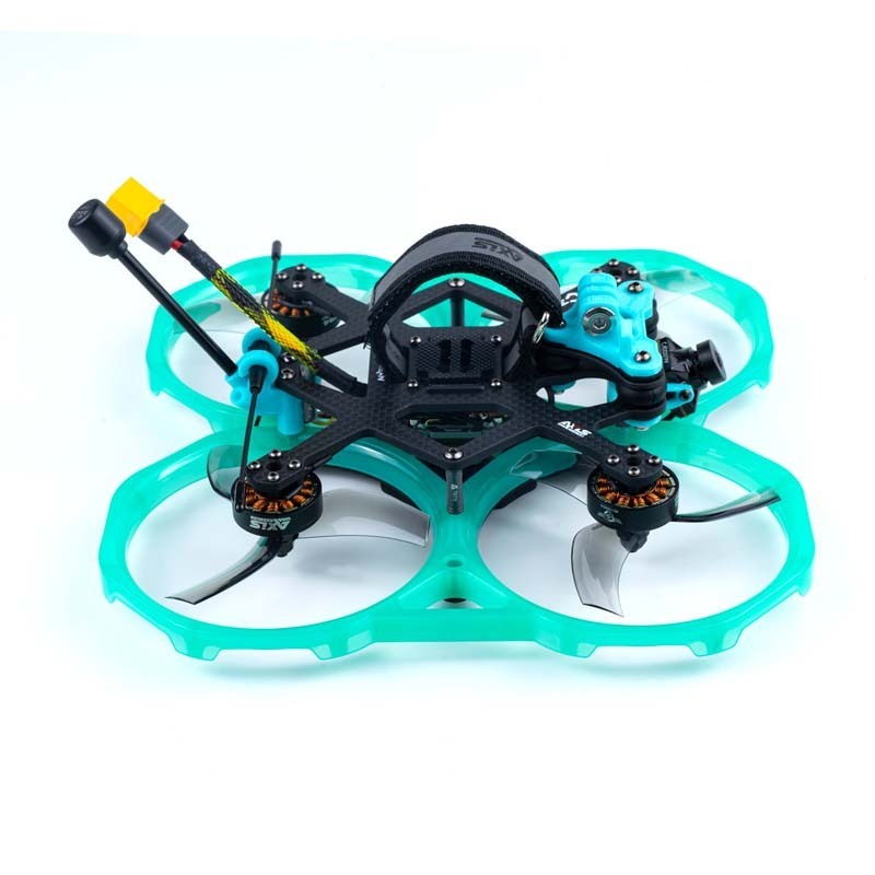 Axisflying cineon C35 3.5inch cinewhoop / cinematic drone - 6S Analog BNF （Clear Blue-Green）