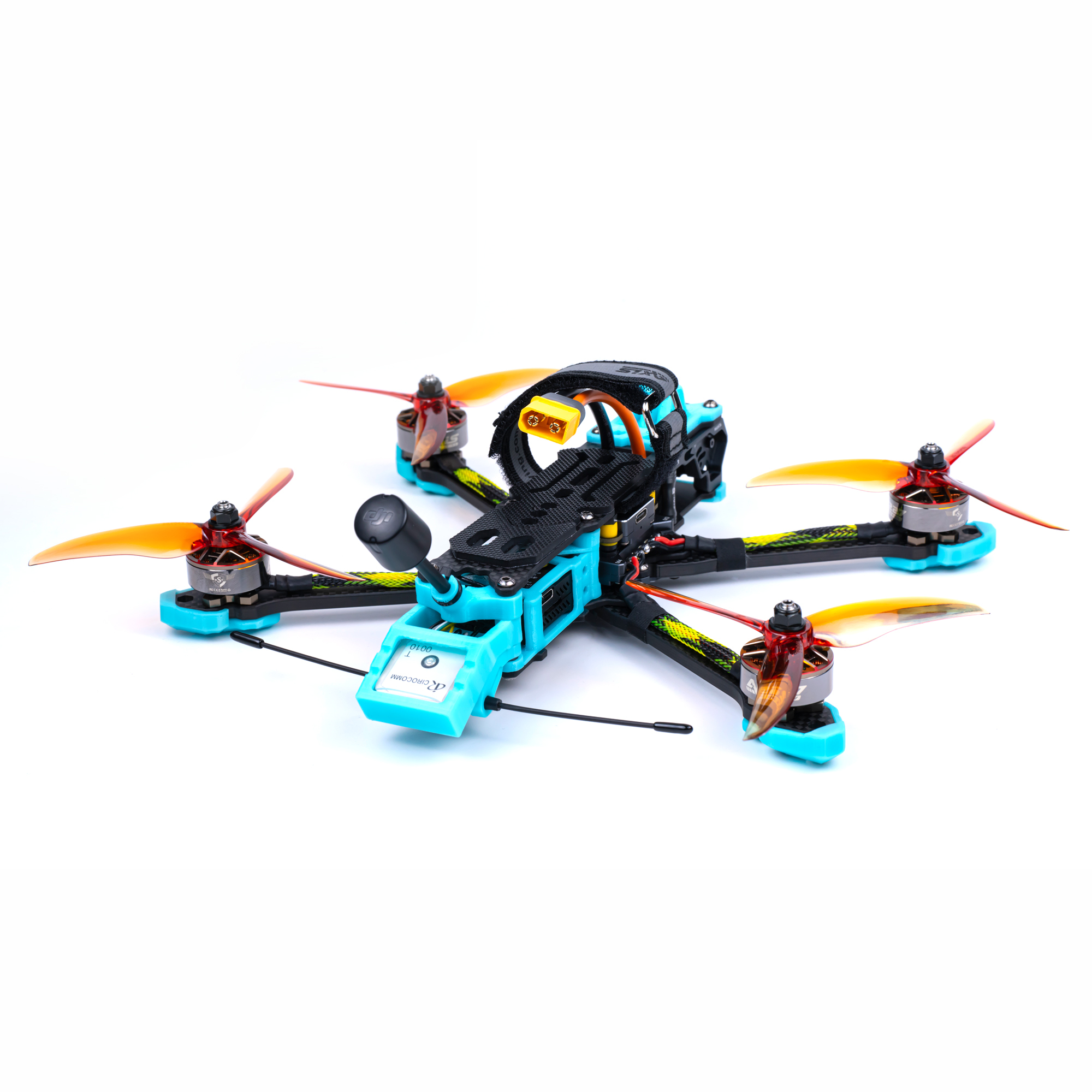 Axisflying MANTA5" / 5inch fpv freestyle Ture X / Squashed X DJI O3 Air Unit with GPS -6S