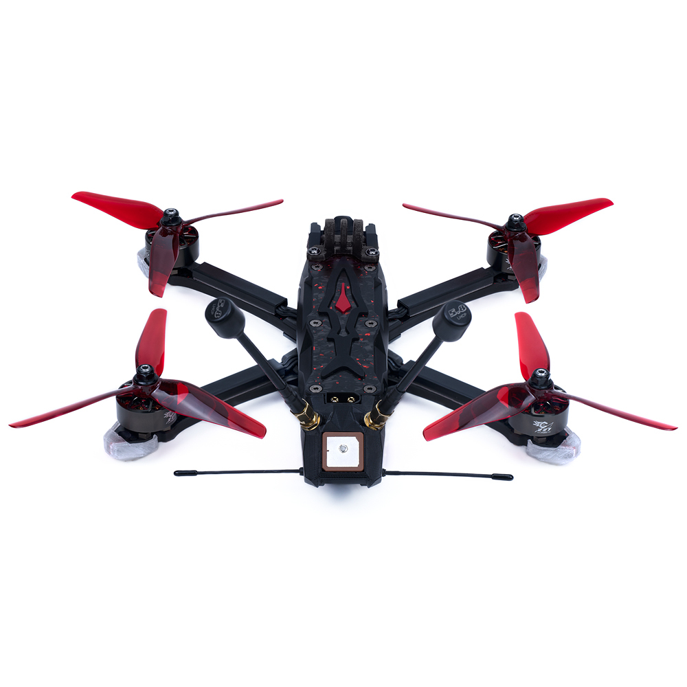 Axisflying MANTA 5 PRO High performance DIY 34 LED Drone 6S DJI O3 VTX with GPS DC /Square X Frame for Cinematic/Freestyle FPV Kits