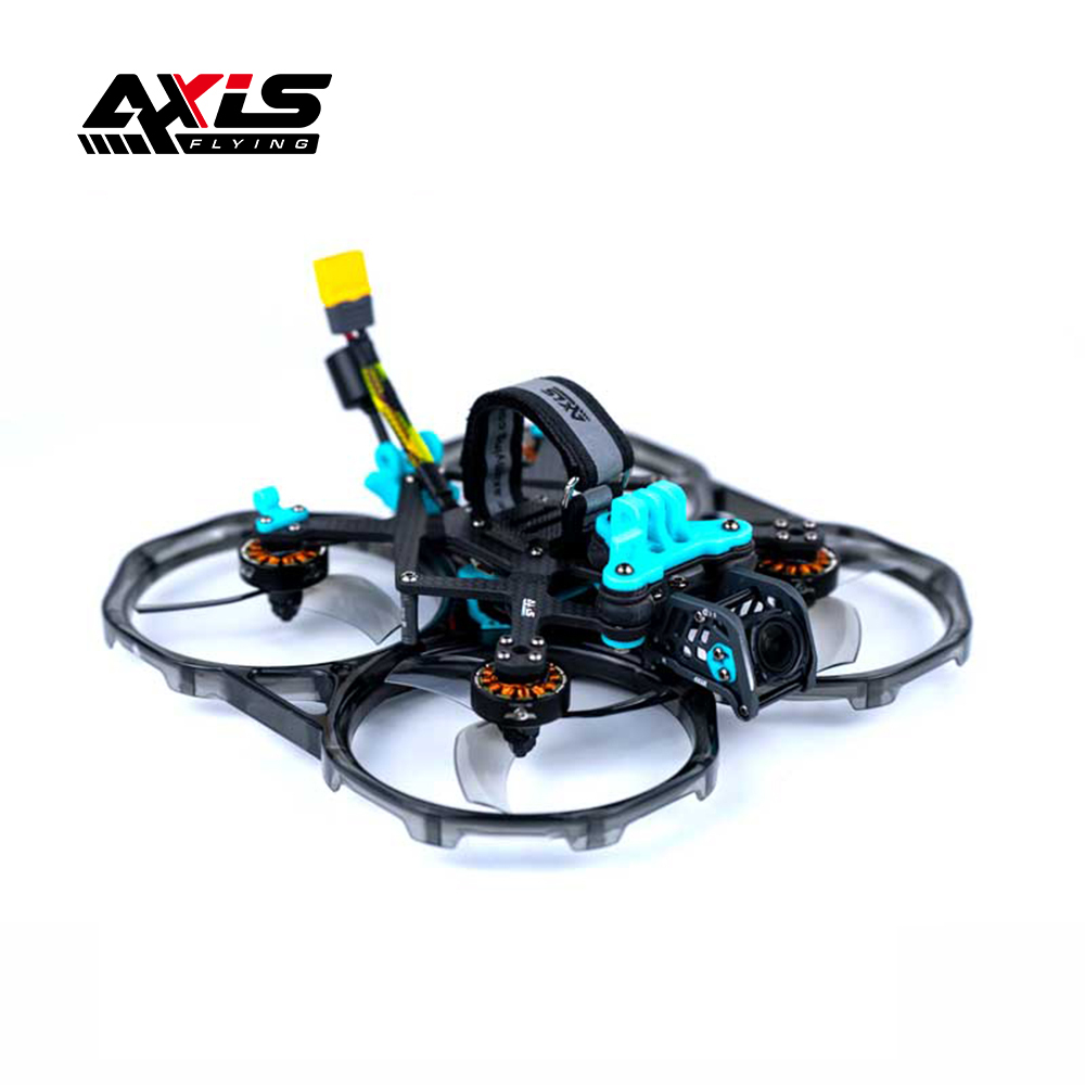 Axisflying cineon C35 V2 3.5inch cinewhoop / cinematic DJI O3 BNF - 4S/6S（Clear Gray）