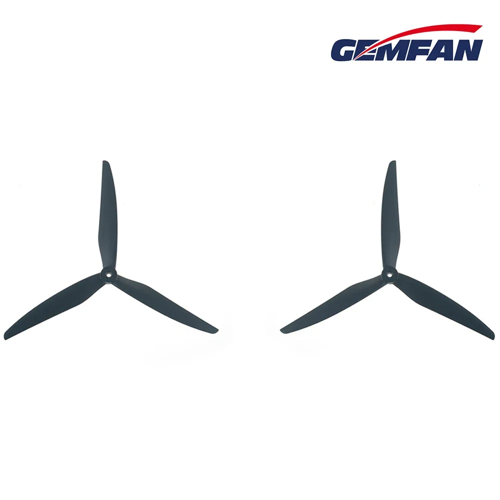 Gemfan 1050 10X5X3 3-Blade (2CW+2CCW) Glass Nylon Fiber Propeller for Multirotor 10" FPV Cinelifter MarcoQuad