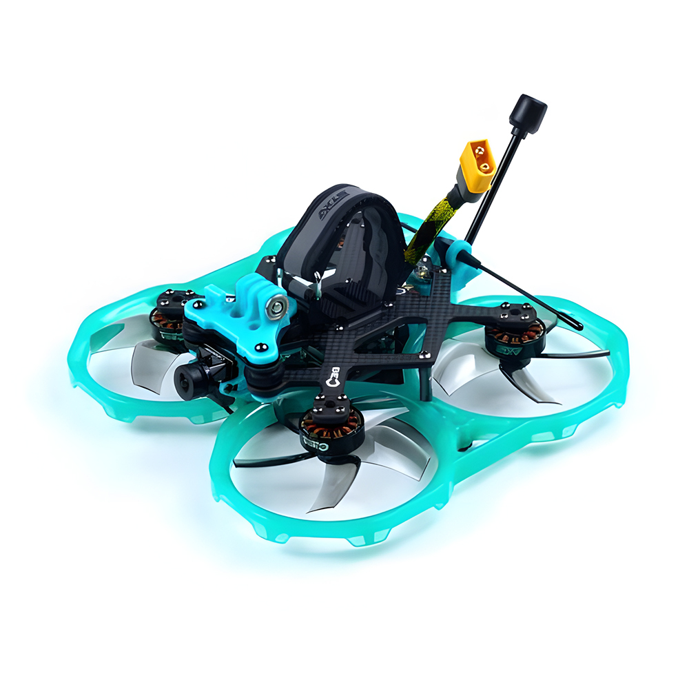 Axisflying cineon C30 3inch cinewhoop / cinematic drone - 6S Analog BNF （Clear Blue-Green）