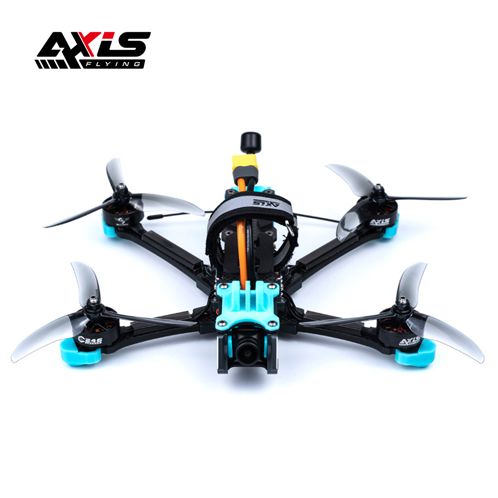 Axisflying MANTA5" / 5inch squashed X Runcam link wasp camera Kit fpv freestyle with GPS -6S