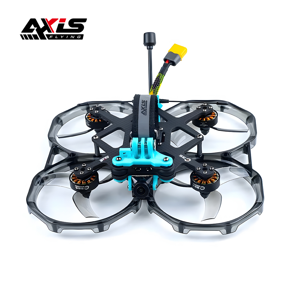 Axisflying cineon C35 3.5inch cinewhoop / cinematic drone - 6S Analog BNF（Clear Gray）
