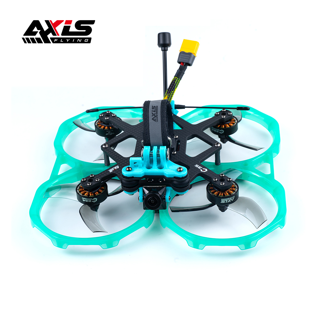 Axisflying cineon C35 3.5inch cinewhoop / cinematic drone - 4S/6S HD BNF （Clear Blue-Green）