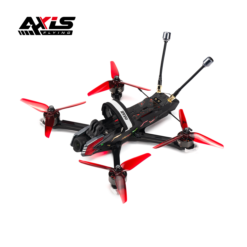 Axisflying MANTA 5 PRO High performance 34 LED Drone 6S DJI O4 Pro With GPS DC / Square X