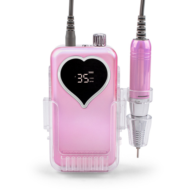 Good Quality Low MOQ Nail Drill Rechargeable Desktop Base 35000RPM Manicure Electric Machine Nail File Pedicure Cordless Drillin