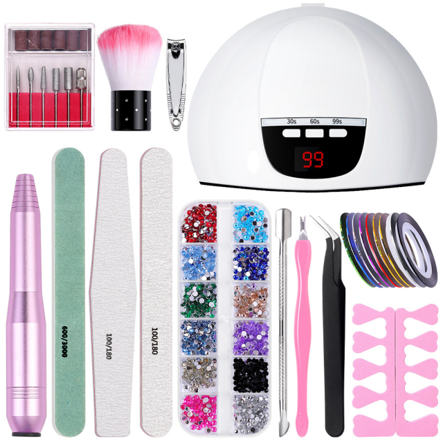 2000 colors popular Nail Salon Products UV gel set salon Professional Uv led Lamp nail Art Gel Polish Nail kit
