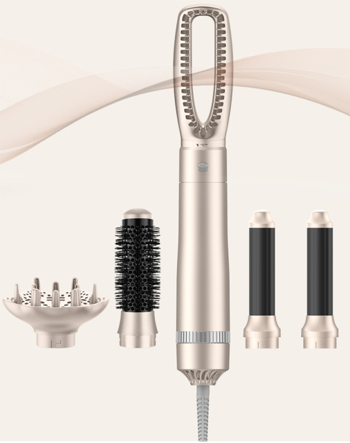 Hot Sale Factory Price Auto Twist Hair Dryer Brush Hot Air Hair Straightener Dryer Curler Curling Irons 5 in 1 Hair Styler