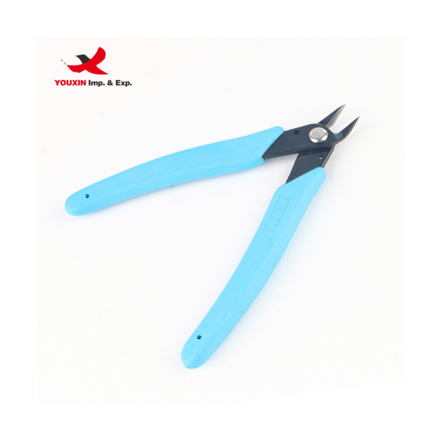 Wholesale nail art  removal pliers with rubber handle non-slip  sharp removal drill pliers
