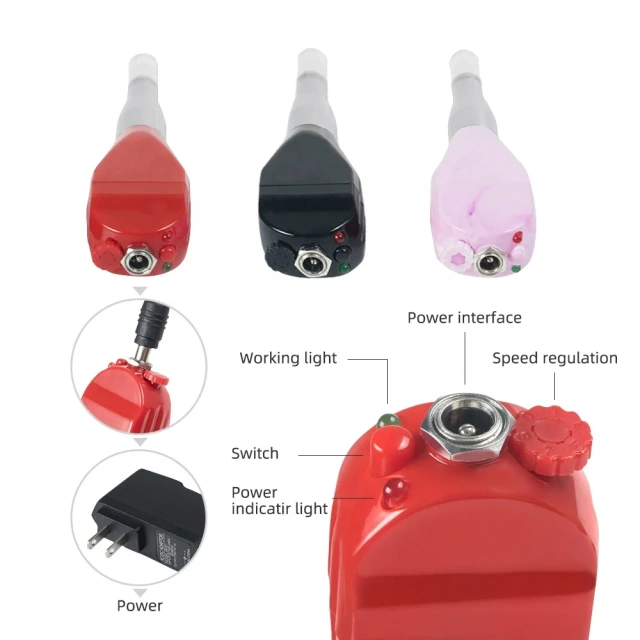 3color New Thai Tattoo Machine Microblading Machine  Eyebrow Permanent Makeup Tattoo Gun with Powder Brows tattoo supplies