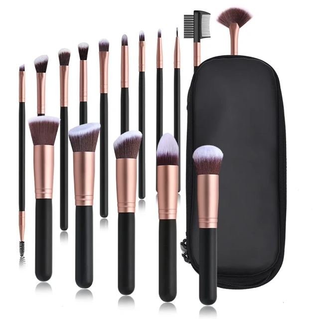 Professional Makeup Brush Set Detail Makeup Brushes Portable Makeup Brush Bag for Women