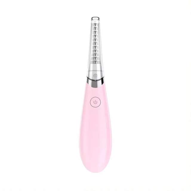 Women White Eye Lashes Curling Tool Enhancer Pen Electronic Comb Electric Heated Eyelash Curler