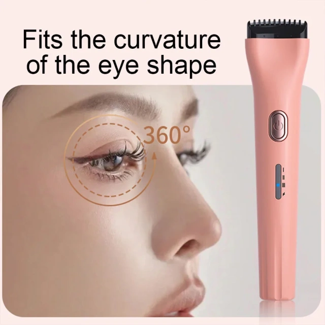 Hot Selling Mini Electric Eyelash Curler ABS Rechargeable Electric Heated Eyelash Curler