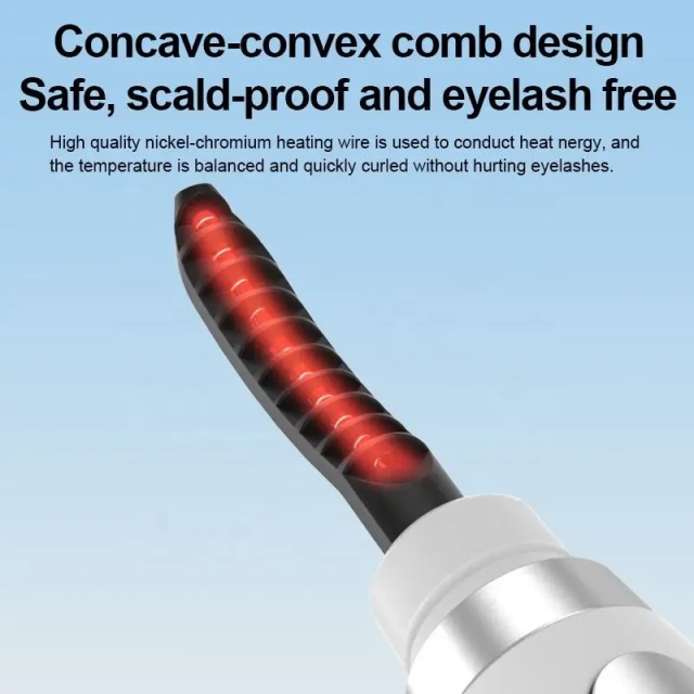 Rechargeable heat Electric eye Lash Curler Long Lasting Electric Heated Eyelash Curler