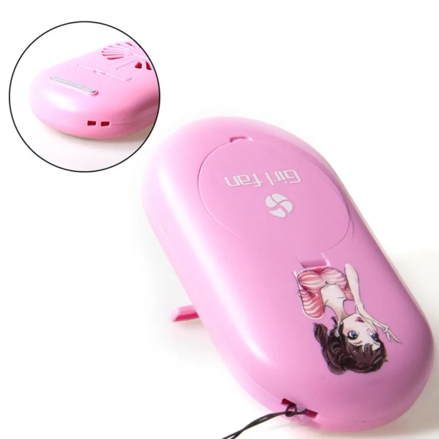 New Design Mini Lash Fan USB Mute Handheld Lash Glue Fast Dry Rechargeable Drying Fan with Mirror