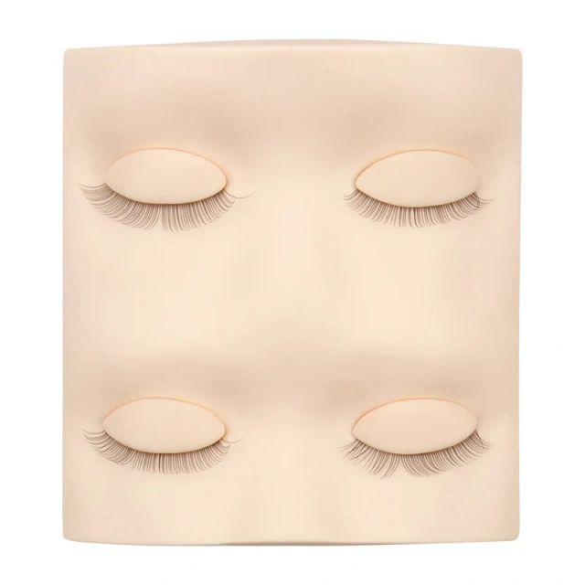 wholesale PVC Eye Lash Extensions Mannequin Eyebrow tattoo tool Eyelid Training lash Mannequin Face