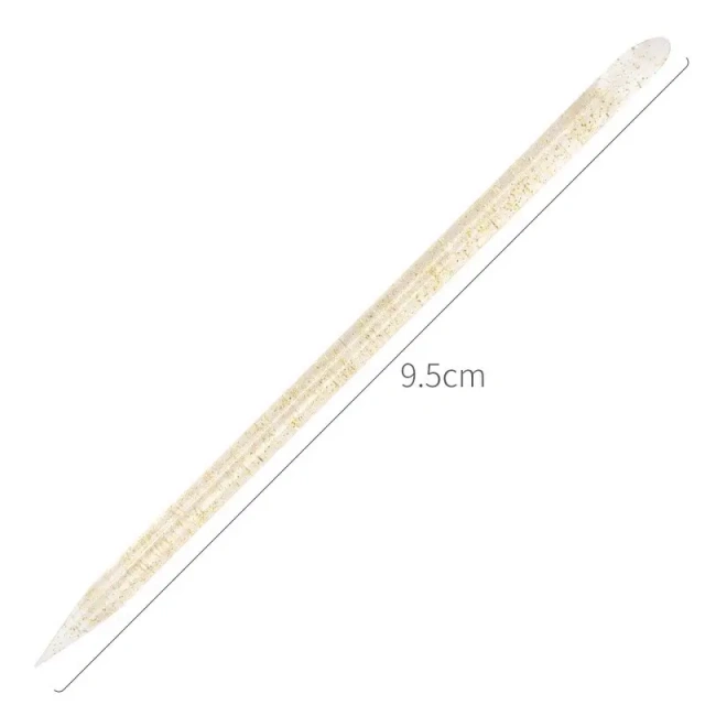 10 Colors  Plastic Crystal Stick Double End Nail Art Cuticle  Remover Tool Nails Manicures Tools