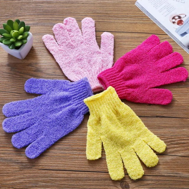 Wholesale Nylon hemp jute remove dead skin bath gloves mitts exfoliate exfoliating glove