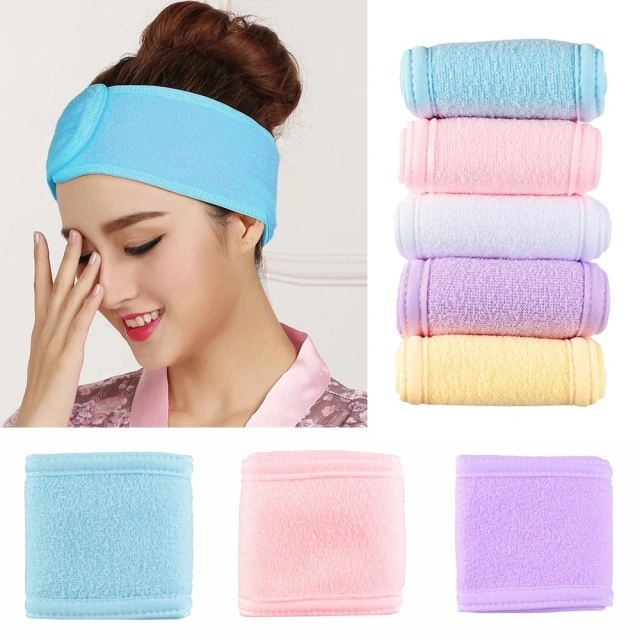 Spa Facial Headband Washing Face Adjustable Hair Band Beauty Salon Makeup Wrap Hair Band Hair Accessories Headwrap