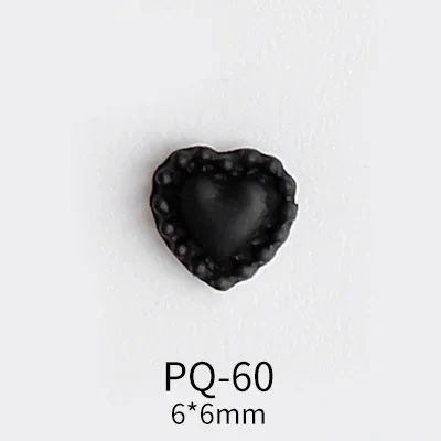 Popular Nail Art Black White Croix Star Retro Spray Paint Accessories Punk Vintage Alloy Crow Heart Cross Mini Decoration Charms