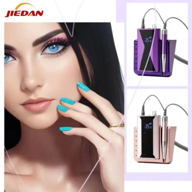 Brushless Nail Drill Lasting 40000RPM Nail Drill Machine 85W Handle Manicure Portable Tool Nail Drill