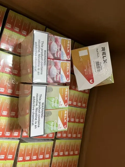 悅刻六代 煙彈L【全場只賣正品】 電子煙 英文版一盒3顆裝  買9顆送一顆（通用Relx4-5代，梟客5-6代）