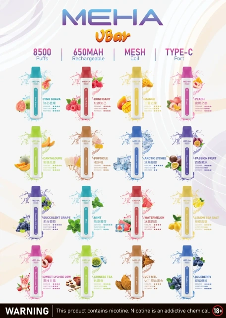 新款上新-MEHA8500口抛棄式 【全場只賣正品】