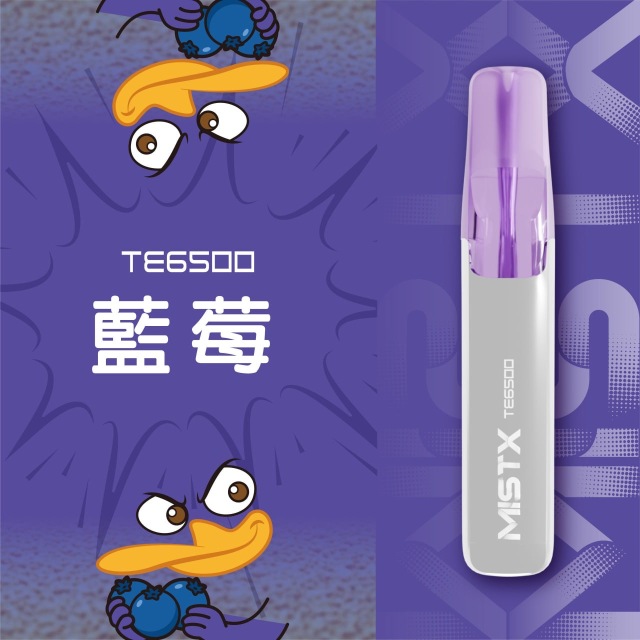 Mist X TE6500口鴨嘴獸一次性電子煙|拋棄式免充電【新品上市！買五贈一！】