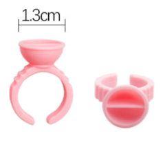 100pcs/bag Glue Ring Holder forEyelash Extensions Accessories