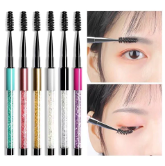 Rhinestone Eyelash Brush Mascara Spiral Wand Applicator Accessories