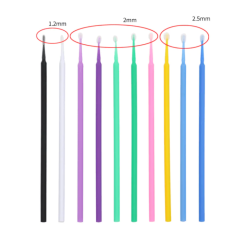 100pcs Disposable Micro Brushes for Eyelash Extensions Accessories