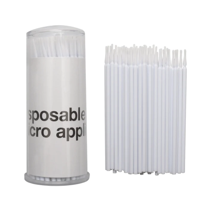 100pcs Disposable Micro Brushes for Eyelash Extensions Accessories