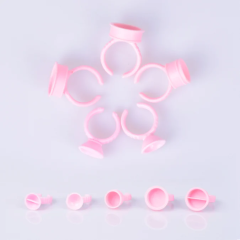 100pcs/bag Glue Ring Holder forEyelash Extensions Accessories