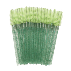 50pcs/lot Crystal Handle EyelashBrushes-Essential Accessories forEyelash extensions