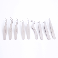 Silver Tweezers More Durable ForEyelash Extension Tools Accessories